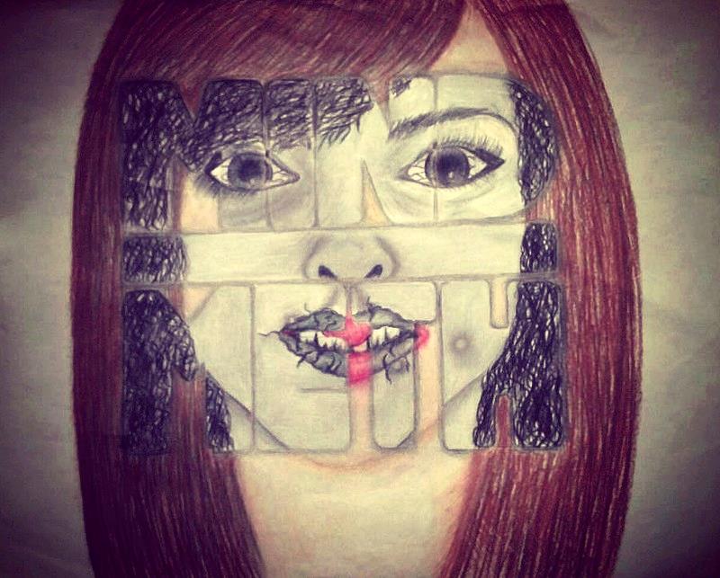 This artwork was submitted by Kayla C. Farrington High School for the Hawaii Meth Project Take a Stand Against Meth Art contest and was recognized as an honorable mention. She credits this page http://www.methproject.org/answers/will-meth-make-me-lose-control.html#Tims-Story as her inspiration.