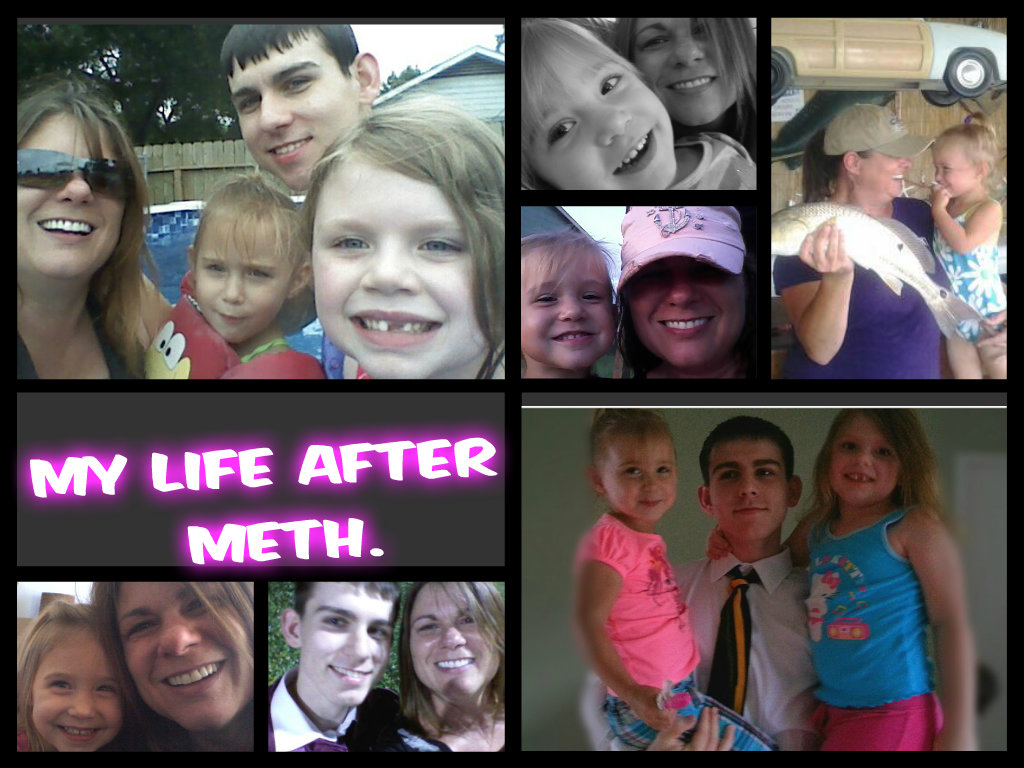 Meth made me lose custody. my heart made me win them back. there is life after meth. life is worth all the painstaking climb back to breathing and back to my children. thank you.